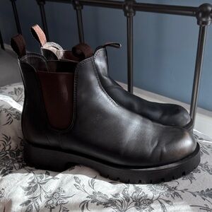 Universal Thread Dark Brown Chelsea Ankle Boots